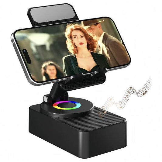 GlowTune 5-in-1 Bluetooth Speaker & Phone Stand